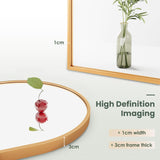 Dripex 60 x 90cm Arched Mirror, Arched Wall Mounted Mirror Home Decorative Bathroom Bedroom Living Room Dressing