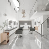 Dripex Hollywood Vanity Mirror with Light, 58 x 48 cm LED Makeup Mirror Light Up Vanity Mirror with 3 Colors Dimmable Strip Light, USB and Type-C Port, Tabletop or Wall-Mounted,