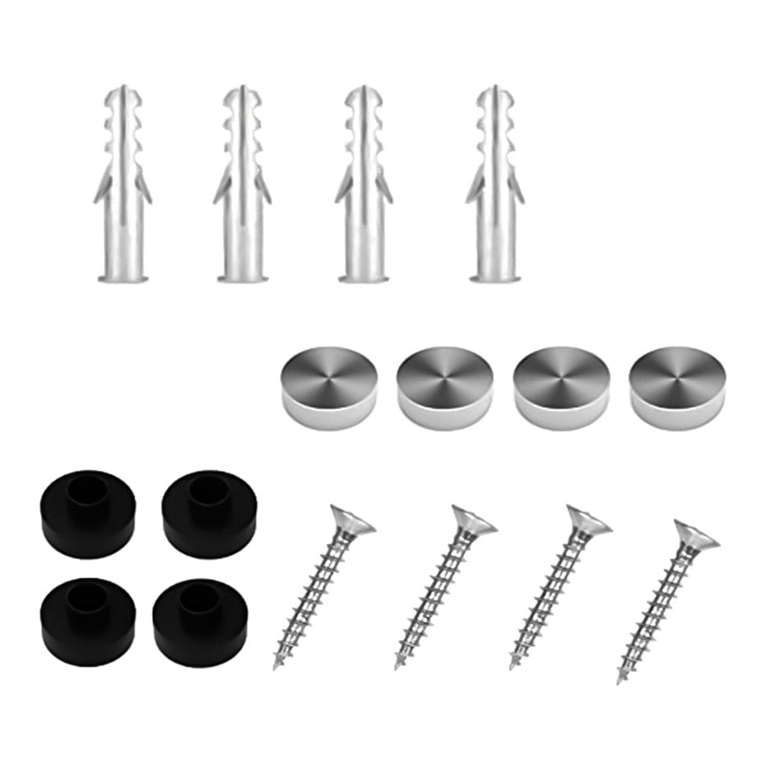 Dripex Frameless Bathroom Mirror,  Rectangle Wall Mounted Mirror with Polished Edge & Pre-Drilled Holes - Best for Bathroom, Dressing Room, Bedroom & Living Room