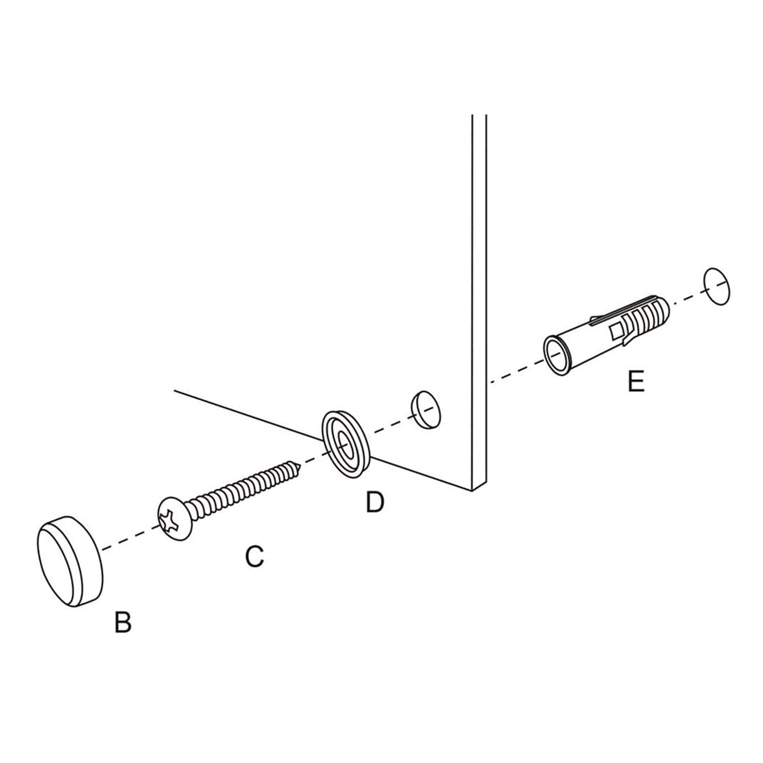 Dripex Frameless Bathroom Mirror,  Rectangle Wall Mounted Mirror with Polished Edge & Pre-Drilled Holes - Best for Bathroom, Dressing Room, Bedroom & Living Room