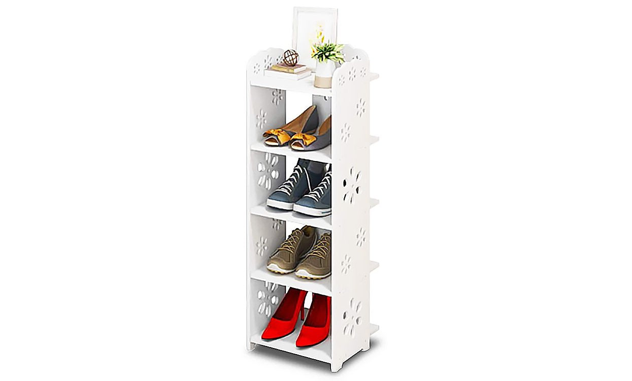 Dripex 5 /6/7/8Tier Shoe Rack Shoe Cabinet Storage Rack Bookshelf Shoe Organizer Free Standing Display Rack in Home Corridor Hallway and Corner