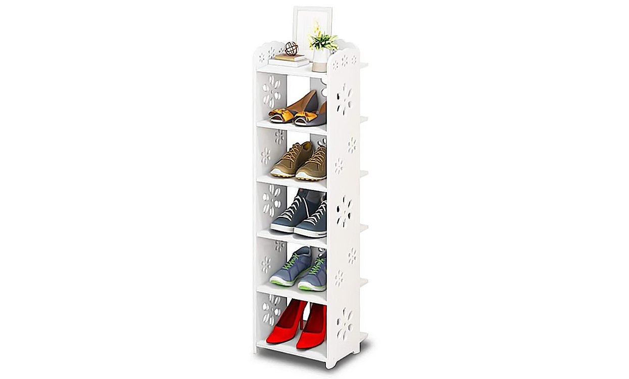 Dripex 5 /6/7/8Tier Shoe Rack Shoe Cabinet Storage Rack Bookshelf Shoe Organizer Free Standing Display Rack in Home Corridor Hallway and Corner