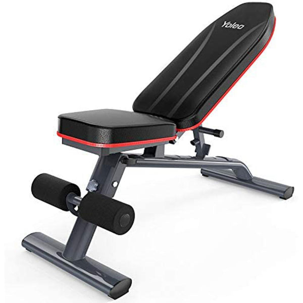 YOLEO Adjustable Commercial Grade Weight Bench Foldable
