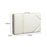 Vesgantti Portable Massage Bed Table - 3-Section Foldable Beauty Couch for Reiki Therapy Treatment Salon Healing - Metal Headrest Support/Carry Bag