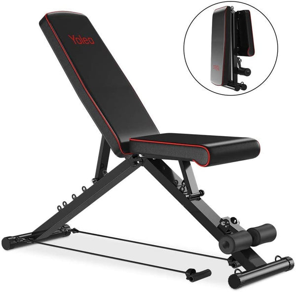 Dripex Weight Bench Gym Equipment for Home Adjustable Fitness