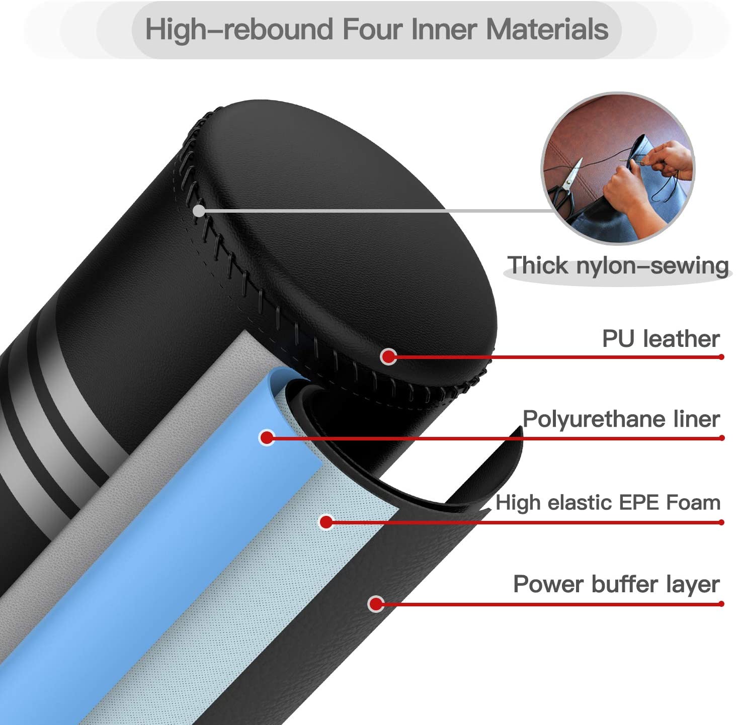 Dripex Freestanding Punching Bag with Stand 70''-182lbs Heavy Boxing Bag with Gloves for Adult Youth Kids - Men Stand Kickboxing Bag for Home Office