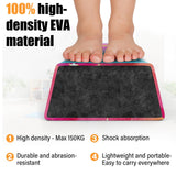 Dripex Kids Balance Beam - 210cm Portable Folding Balance Beam with Carry Handles, High Density EVA Faux Suede Gymnastics Beam for Home Gym Exercise