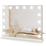 Dripex Hollywood Vanity Mirror with Lights 14/15 /18LED Bulbs,3 Color Modes,Touchscreen Control