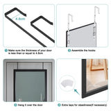 Dripex Over Door Mirror Full Length-Door Hung Mirror