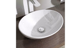 Bathroom Oval Ceramic Sink Wash Basin