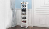 Dripex Shoe Rack Shoe Cabinet Storage Rack Bookshelf Shoe Organizer Free Standing Display Rack in Home Corridor Hallway and Corner