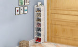 Dripex Shoe Rack Shoe Cabinet Storage Rack Bookshelf Shoe Organizer Free Standing Display Rack in Home Corridor Hallway and Corner