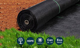 iropro Heavy Duty Weed Control Membrane Garden Weed Barrier Fabric for Landscaping Driveway Gravel Artificial Grass Lawn Underlay Black Woven Roll Ground Cover