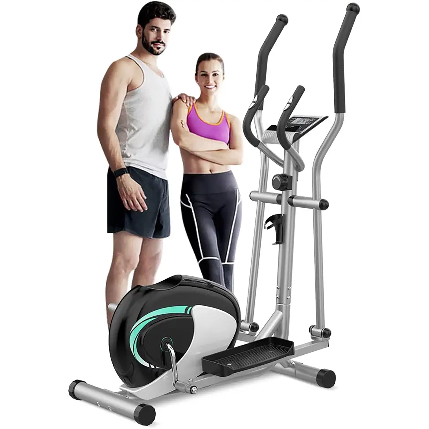 Dripex Elliptical Machines for Home Use 8 Level Ultra Silent Magnetic CounponYoleo