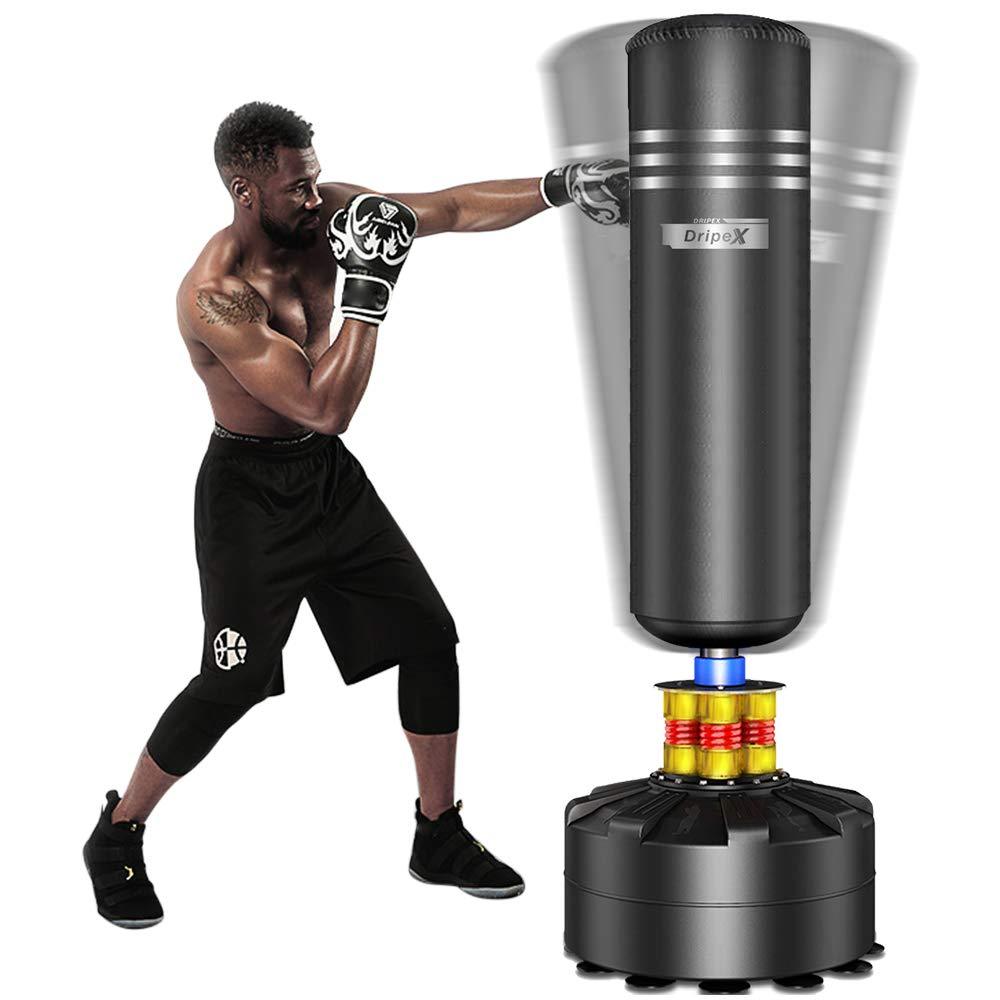 Dripex Freestanding Punching Bag 69'' - 182lb Heavy Boxing Bag