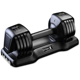 Dripex Adjustable Dumbbells Free Weights 25 lbs,20 lbs,15 lbs,10 lbs,5 lbs - Stylish Weights Dumbbells,Fast Adjustable Single Dial Dumbbell with Anti-Slip Handle & Tray for Home Gym Workout.