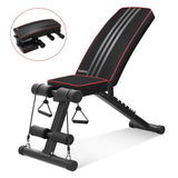 Yoleo Commercial Weight Bench, Adjustable/Foldable Strength Training Bench, Utility Incline/Decline Bench for Full Body Workout with Fast Folding-Latest Model