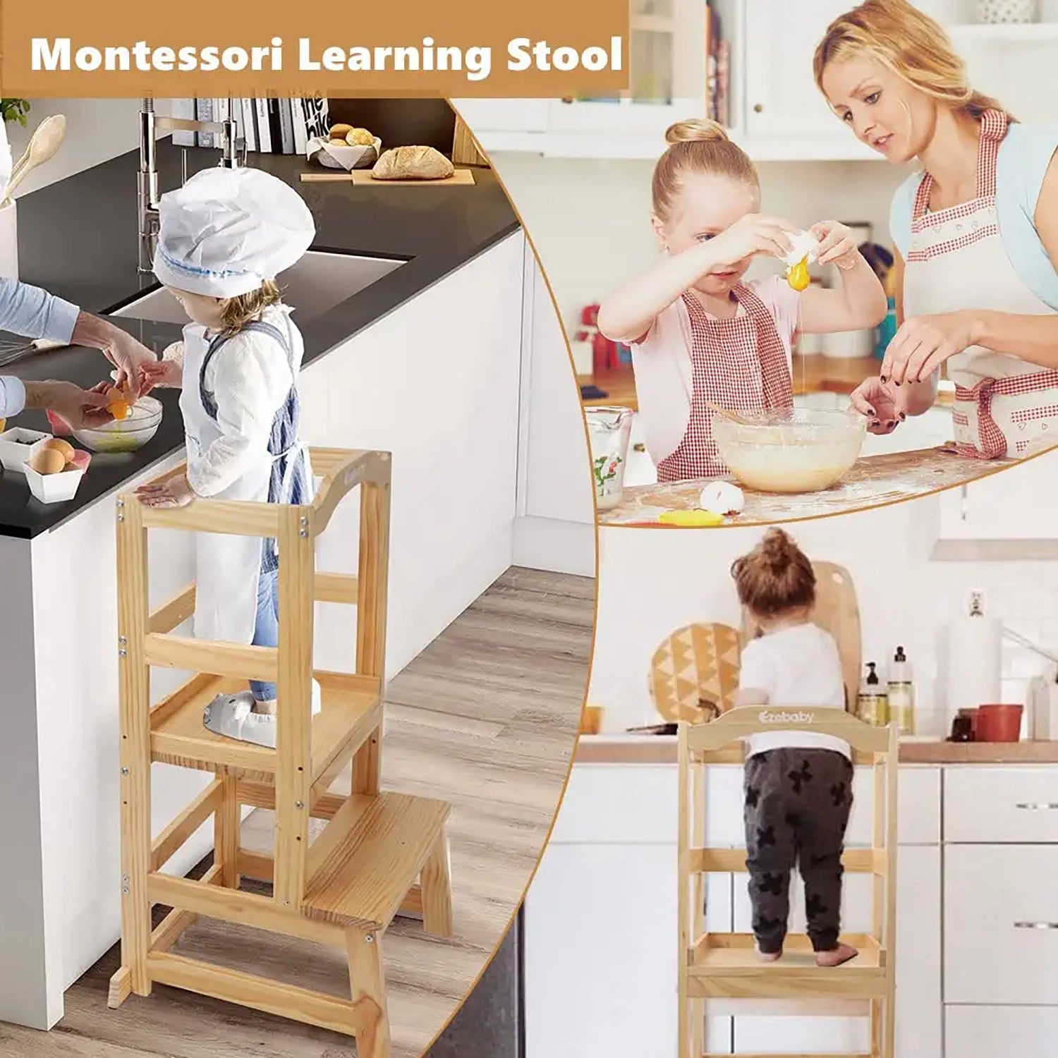 Toddler Kitchen Step Stool Ezebaby Adjustable Toddler Tower Kid Learni CounponYoleo