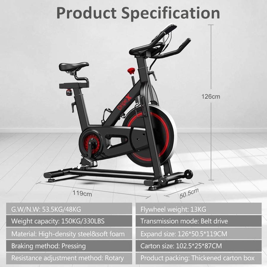 dripex heimtrainer fahrrad magnetisch Dripex Indoor Cycling Magnetic Resistance Exercise Bike (2022 Upgraded – CounponYoleo