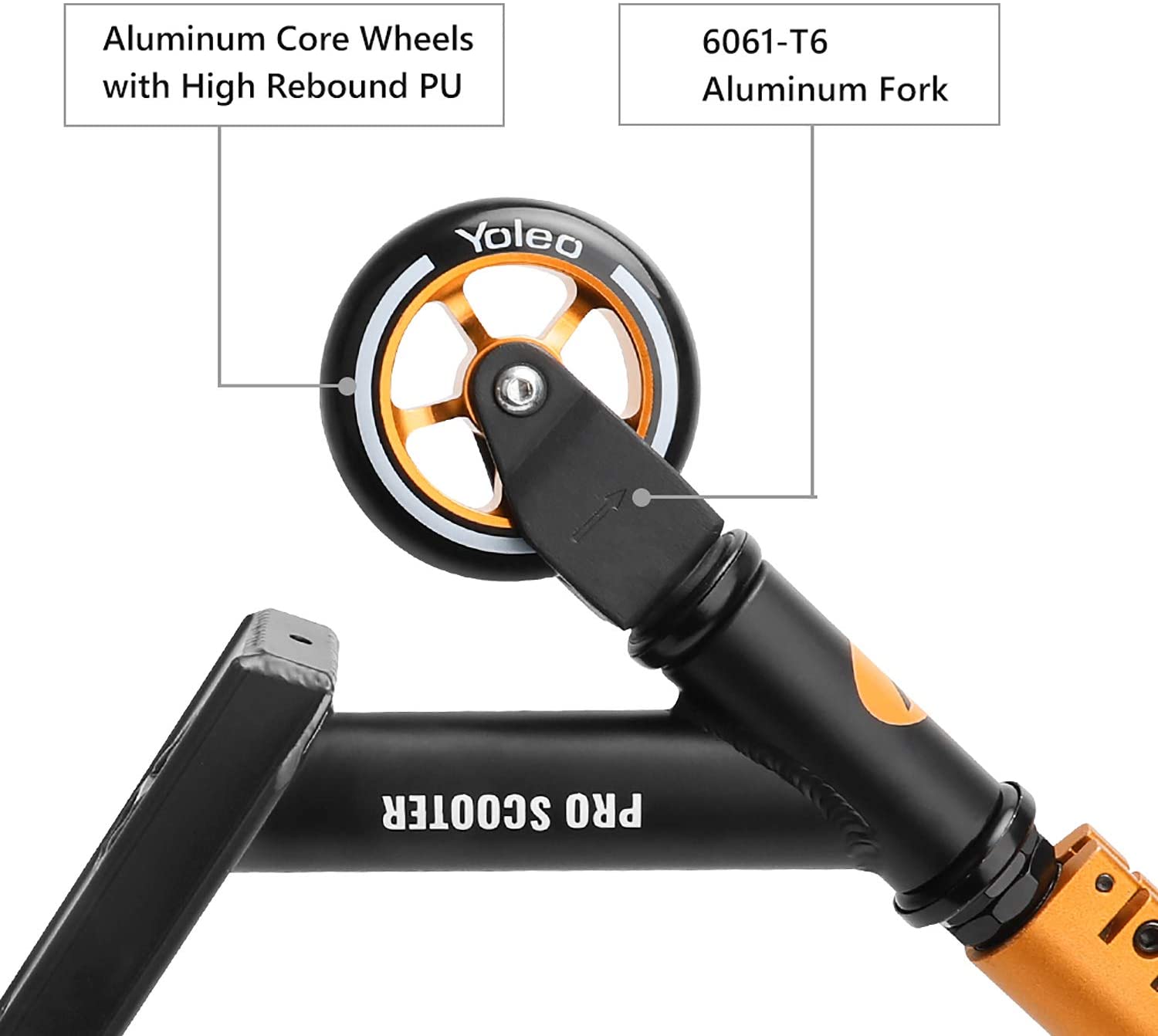Soke Pro Street Neo Stunt Scooter met ABEC 9 kogellagers, voor volwassenen en kinderen Soke Pro Street Neo Stunt Scooter met ABEC 9 kogellagers, voor volwassenen en kinderen