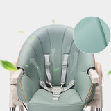 5-in-1 Baby Highchairs for Toddlers Kids Feeding Height Convertible with Removable Tray, Portable Children Dining Reclining Chair Foldable with Wheels