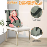 Portable Travel High Chair, Safety Seat Harness Accessory for Toddler Baby, Washable Cloth Harness Chair for Infant Feeding, Foldable Baby Chair Seat Belt