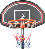 Dripex Professional Basketball Hoop Height Adjustable Portable Outdoor Free standing Basketball Stand Net Set System 1.6M-2.1M with Wheels