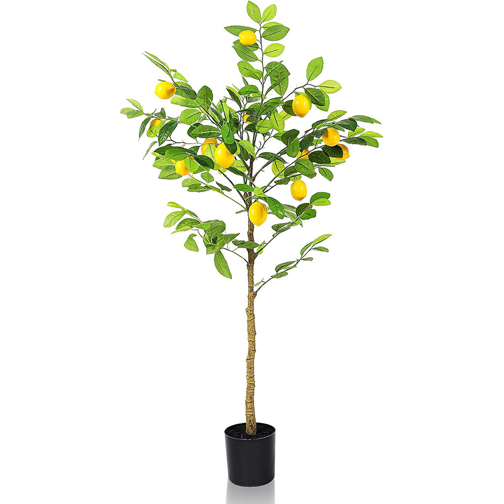 YOLEO Artificial Lemon Tree Fake Tree with Lifelike Leaves Faux Plant ...