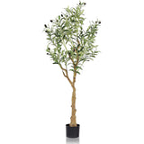 YOLEO Artificial Olive Tree Faux Tree with 330 Lifelike Leaves and 70 Olives Fake Plant for Living Room Bedroom Balcony Corner Office Decor