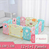 Large Foldable Baby Playpen Kids Plastic Play Pens Room Divider Toy