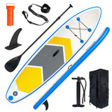 Dripex Inflatable Stand Up Paddle Board Load Capacity 150 kg 305 x 76 x 15 cm SUP Board Surfboard Paddle Set iSUP with Complete Accessories for Beginners, Adults and Children