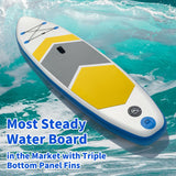 Dripex Inflatable Stand Up Paddle Board Load Capacity 150 kg 305 x 76 x 15 cm SUP Board Surfboard Paddle Set iSUP with Complete Accessories for Beginners, Adults and Children